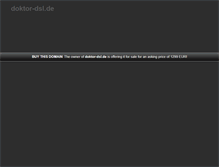 Tablet Screenshot of doktor-dsl.de
